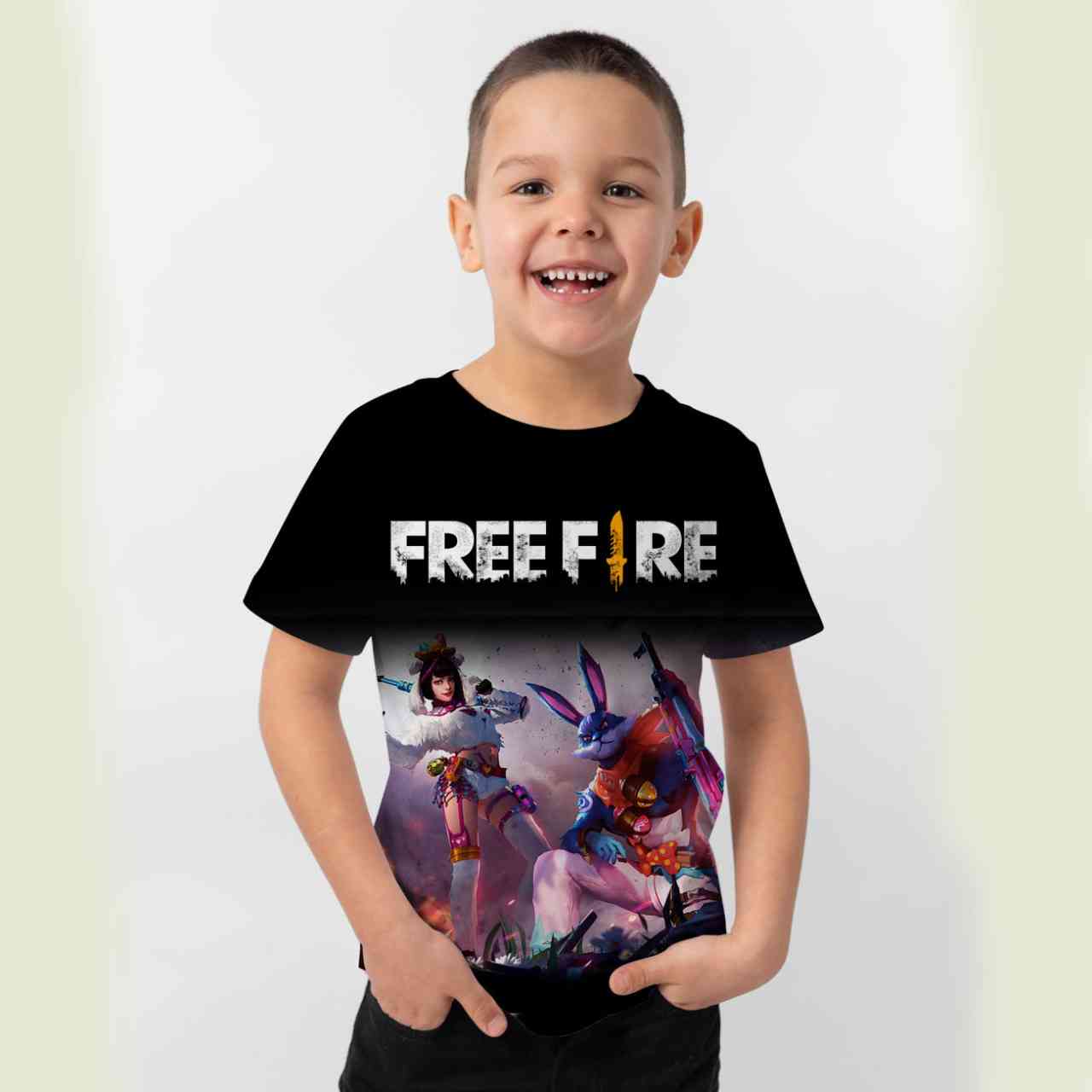 Polera StudiOne Niño - Free Fire